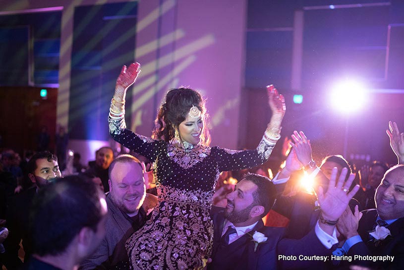 Indian Bride dancing on her big day