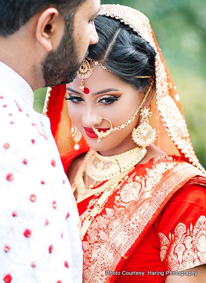 Indian Groom Kissing On the forehead
