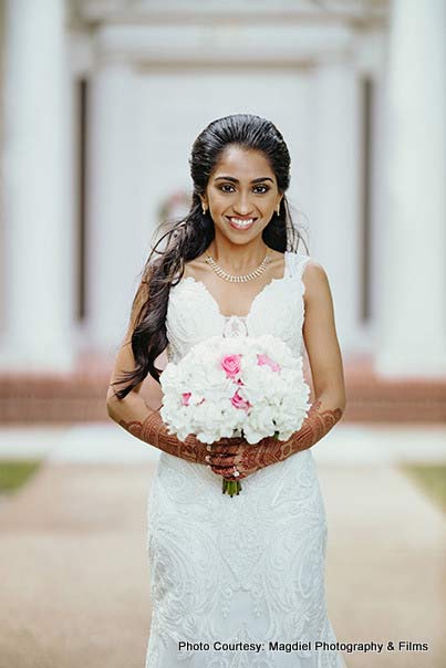 Wonderful outdoor picture of Indian Bride