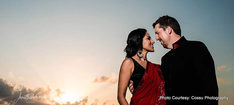 Indian Couple posing Outdoors