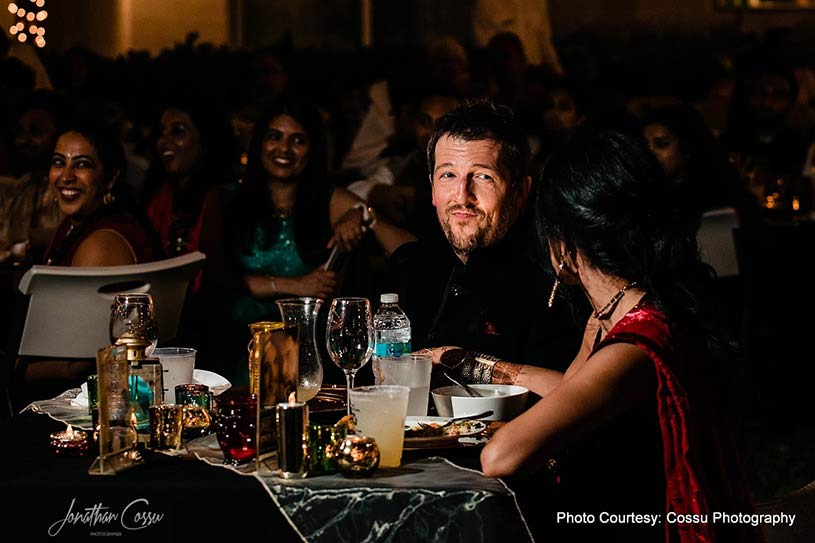 Groom looking in Indian Bride's Eyes