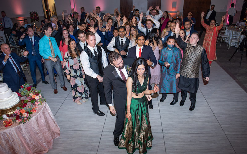 Couple Dancing at wedding reception