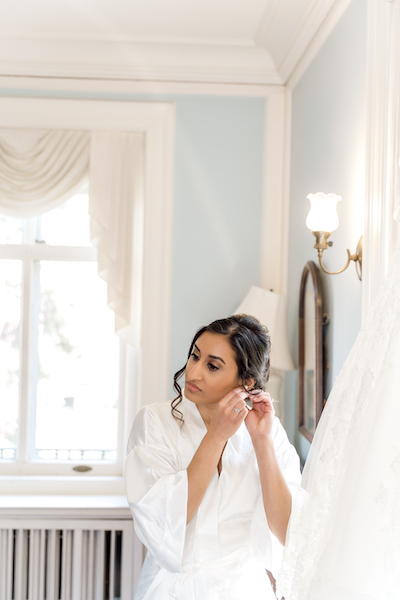 Indian Bride getting ready for her wedding