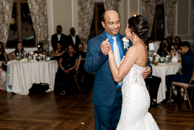 Indian Bride Dancing with her father