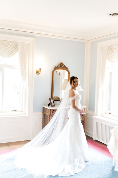 Indian Bride possing for photoshoot