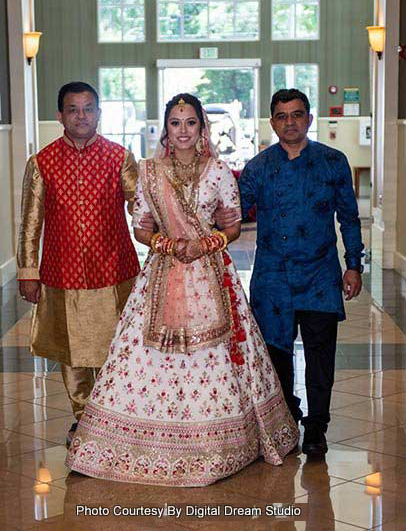 Indian Bride's Grand Enterance