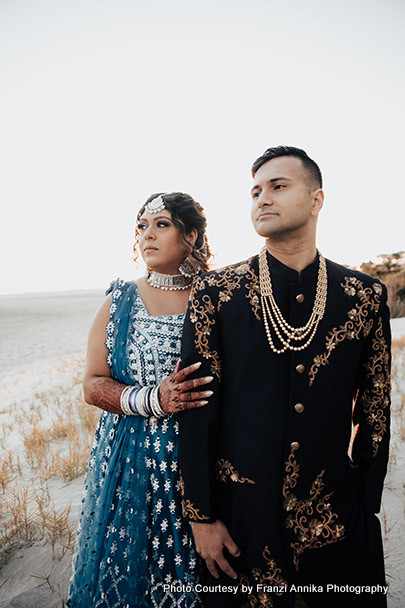 Indian bride look like Maharaja and Maharani