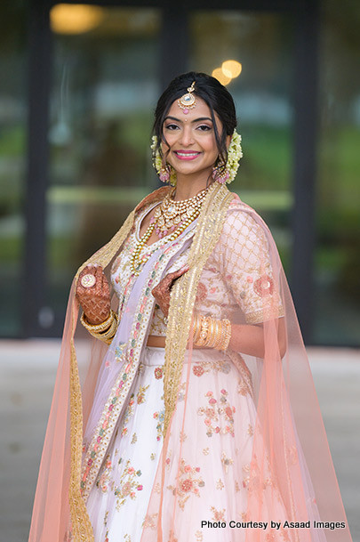 Indian wedding bride wear chunni 