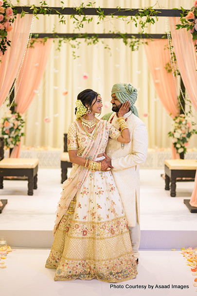 Indian wedding couple about to tie in New relationship