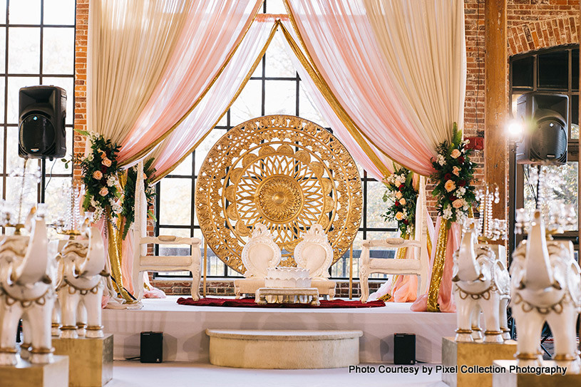 Indian Wedding Mandap Decoration by 5th Season Décor