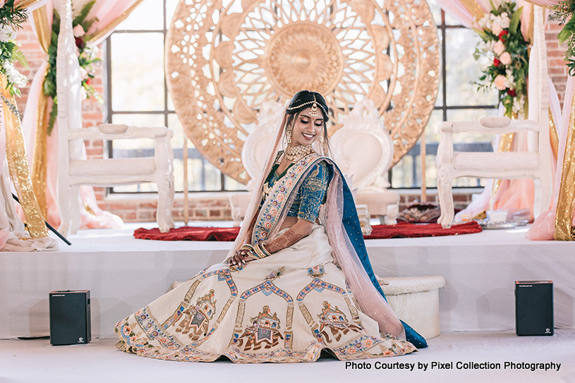 Indian bride look like Maharani