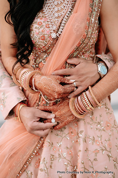Indian Wedding Couple Lovely Pose