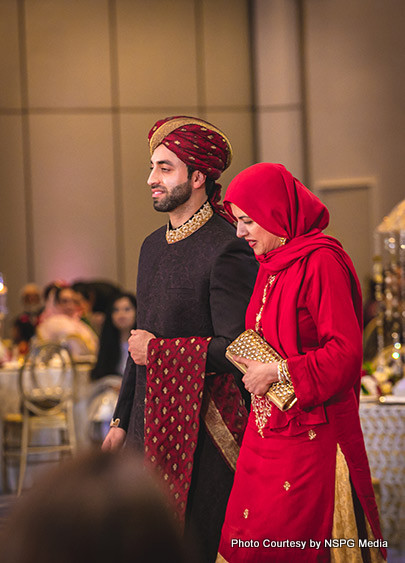 Entry of groom