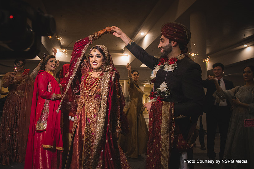 Indian wedding couple's first Dance Performance