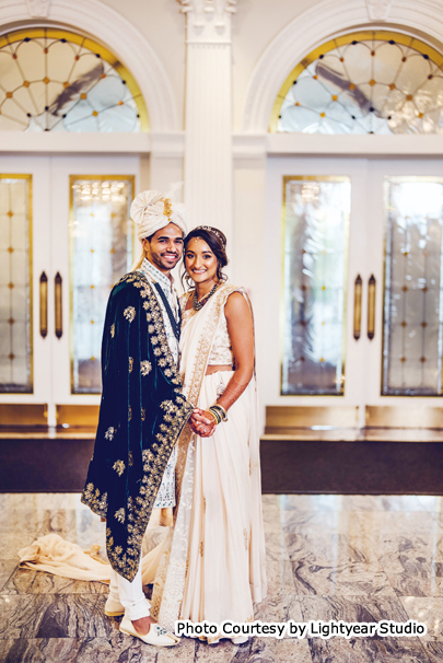 Indian Wedding Couple Janisha and Ronak