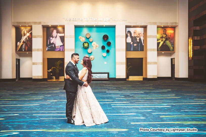 Indian Wedding Couple Anandi and Rushi