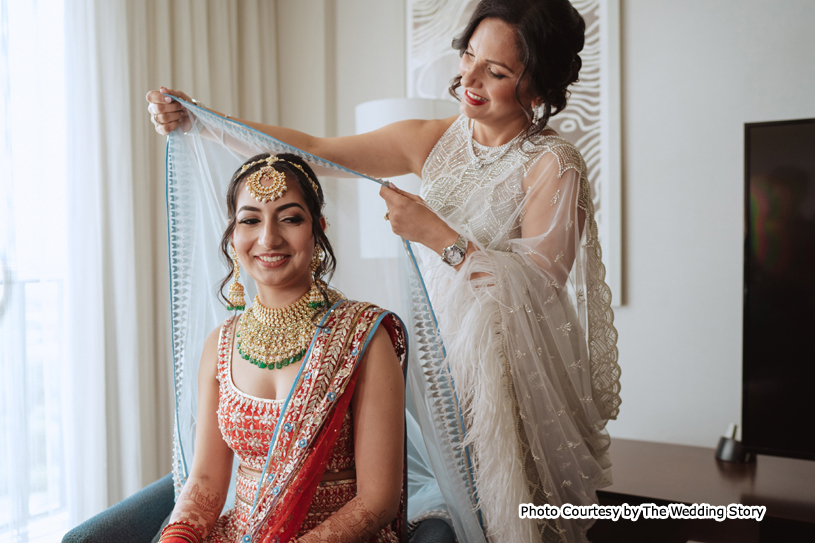 Gorgeous Indian bride makeup