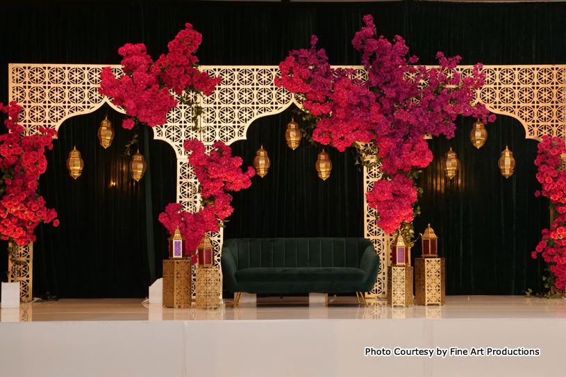 Indian Wedding Stage Decoration done by Abhishek Decorators