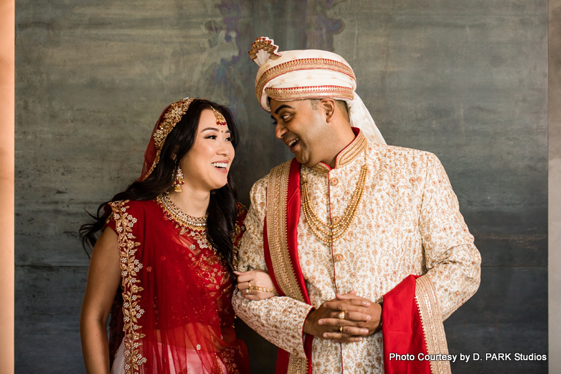 Gorgeous Indian bride and groom