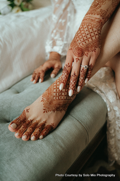 Indian bridal mehndi by The Henna Company Miami