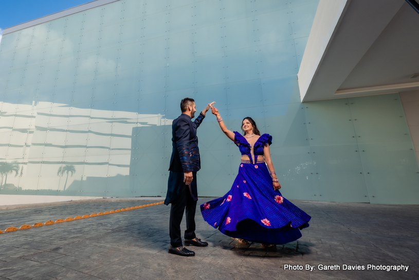 twirling bride Lehenga