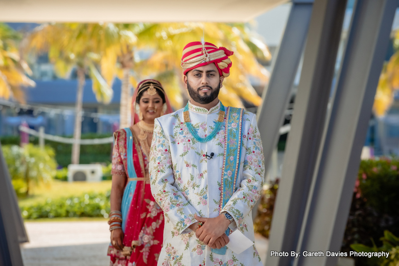 Indian bride about to meet her would be husband