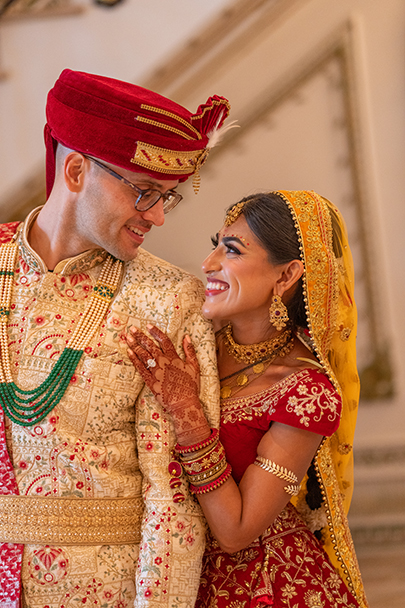 Indian Wedding Couple Romantic Photoshoot