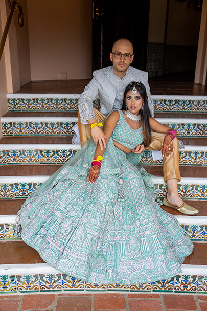 Pretty indian wedding couples