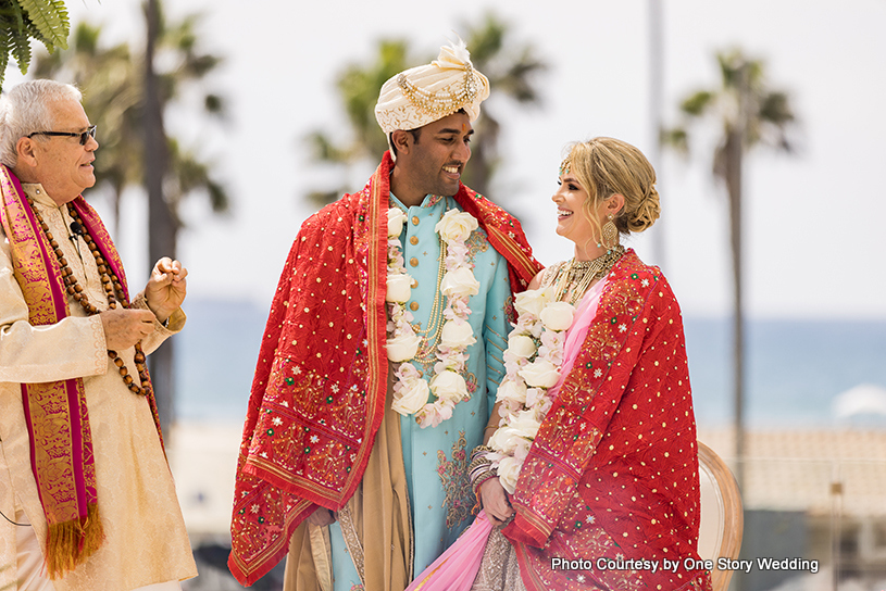 Indian wedding couple