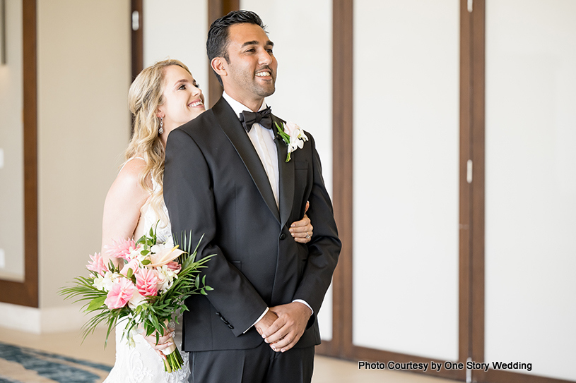 Indian wedding couple