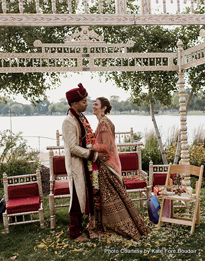 Indian wedding couple candid moment capture