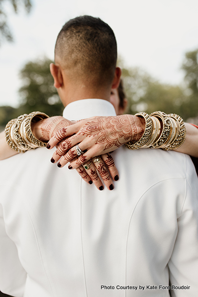 Mehndi ritual for bride