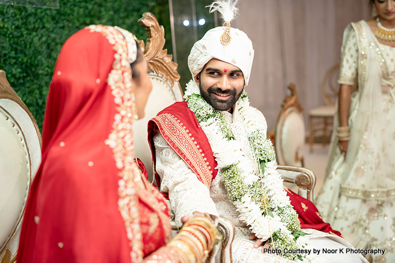 Happiest indian wedding couple