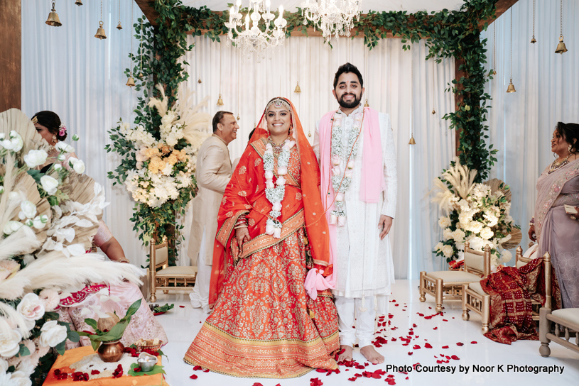 Happiest indian wedding couple Ashtha and Rahul