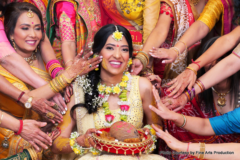 Indian wedding ritual for indian bride