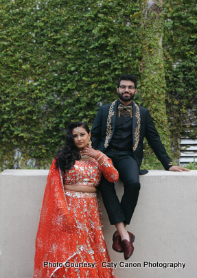 Happiest wedding couple photoshoot at outdoor location