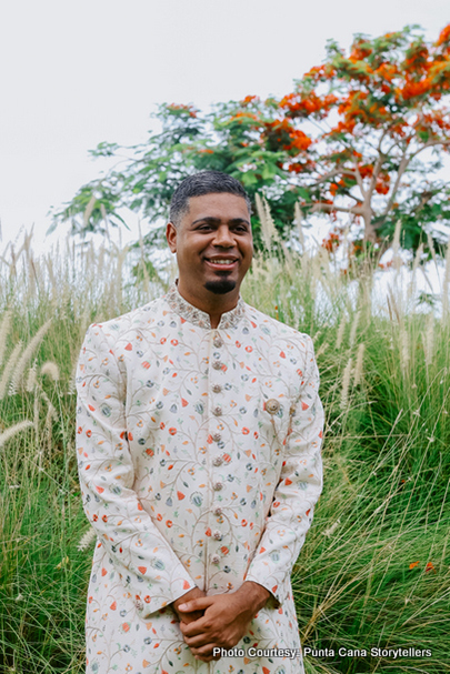 Maharaja looking Happy in wedding attire