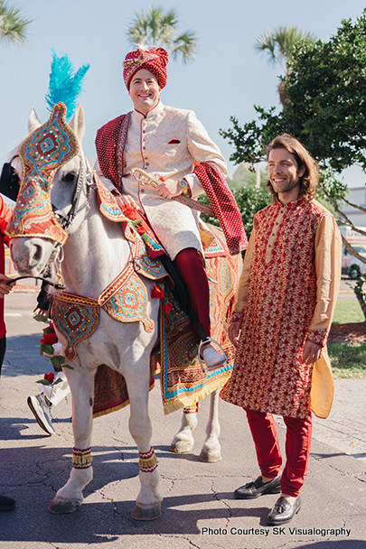 Indian wedding HORSE CARRIAGE from Misty Blue Acres 